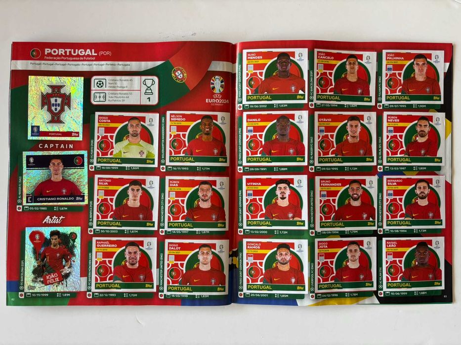 Album Caderneta completa Euro Germany 2024