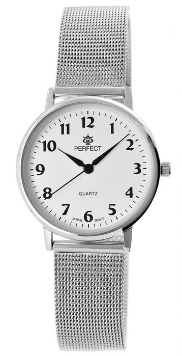zegarek damski perfect b7394-1 tarcza biała