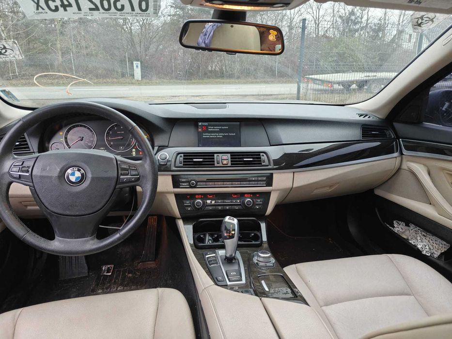 2012r. BMW 528i 2.0 250 koni F10 SPRAWNA NA MIEJSCU po opłatach