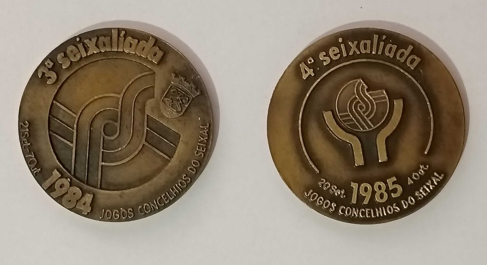 Medalhas das Seixalíadas (valor para as 2)