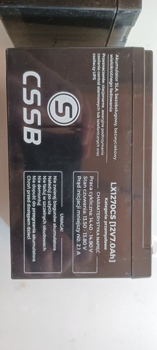 Akumulatory 12V 7Ah zużyte