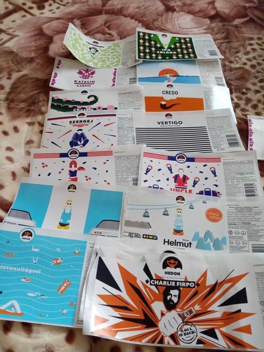 Пивные этикетки разные страны