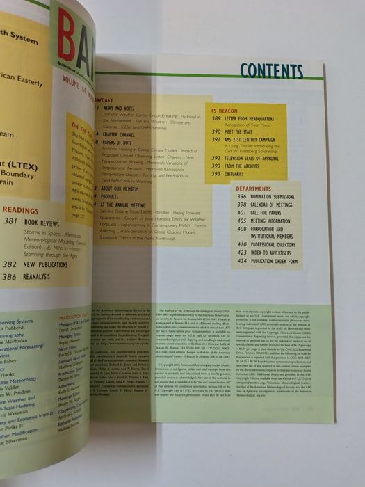 BAMS - Bulletin of The American meteorological society