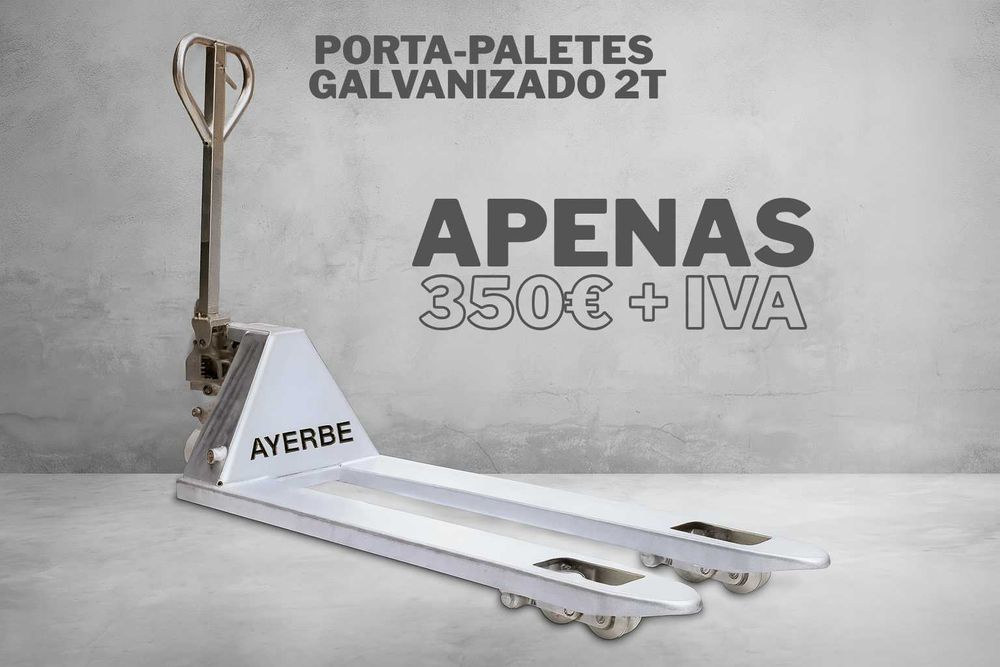 PORTA-PALETES ZINCADO/GALVANIZADO 2T AYERBE INDUSTRIA ALIMENTAR LL29