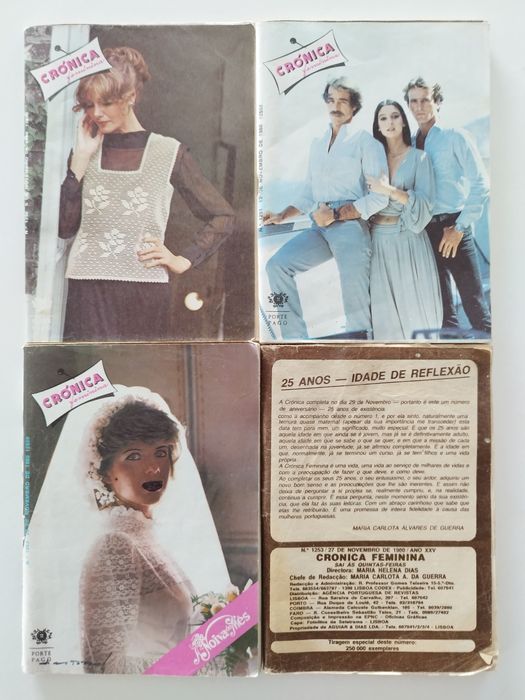 Revistas Crónica Feminina 1980