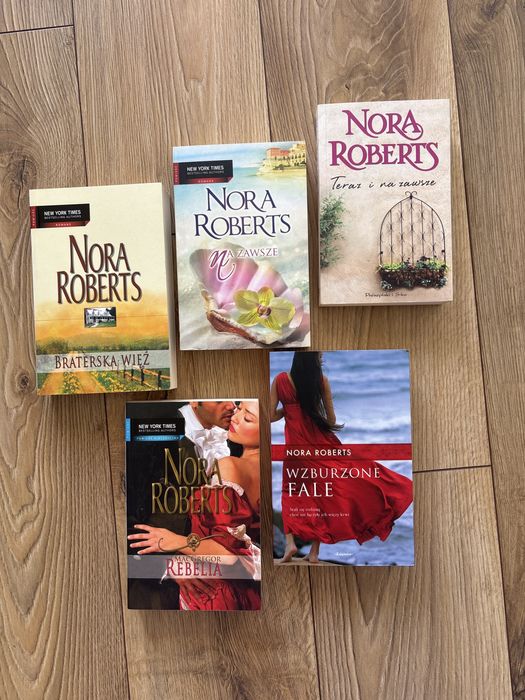Książki Nory Roberts - 5 szt