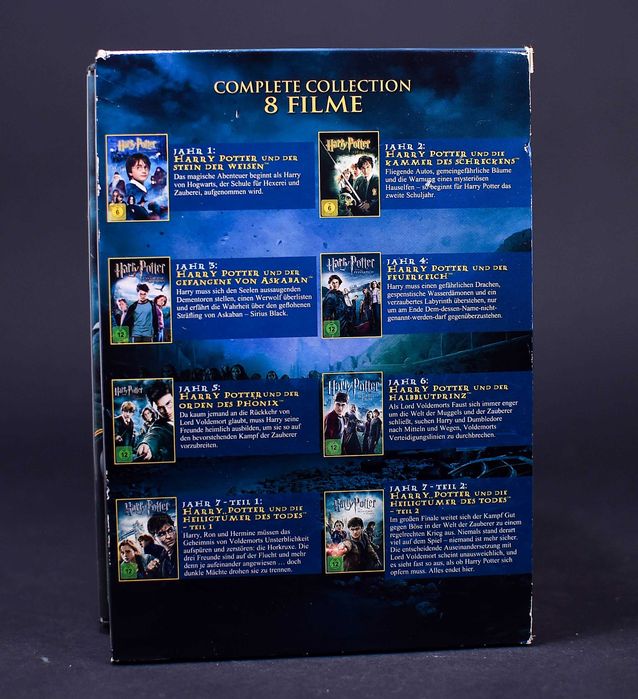 Kolekcja DVD Harry Potter 8 filmów