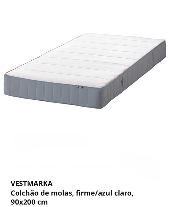 Cama / estrado / colchão 90/200