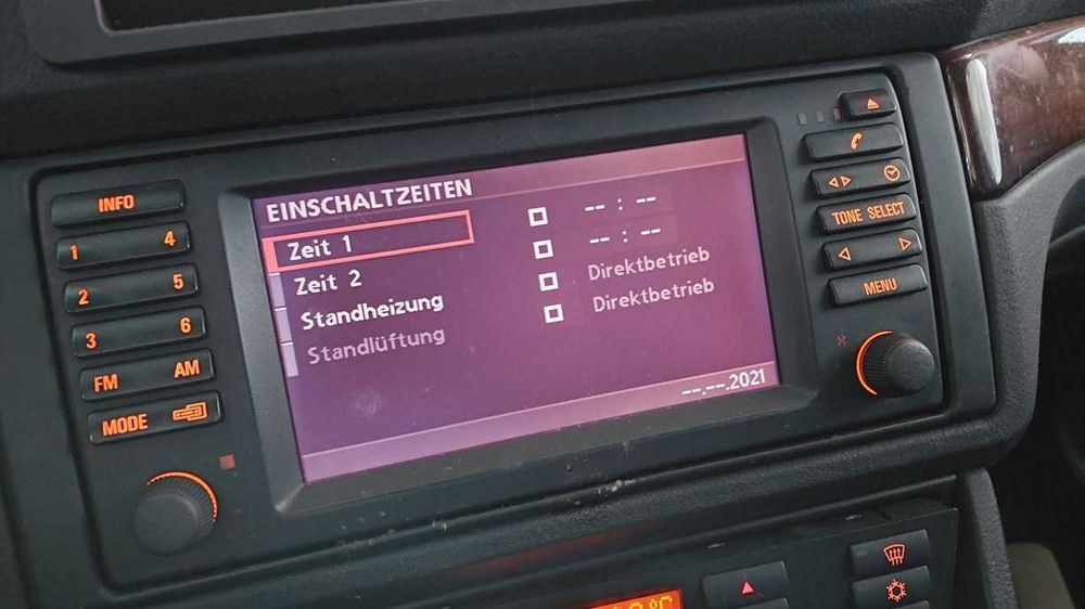 Radio 2 DIN Monitor Nawigacja TV Wyświetlacz Tuner BMW E39