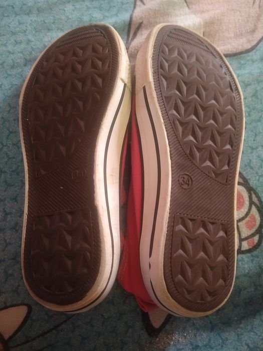 Czerwone Trampki Dziewczęce