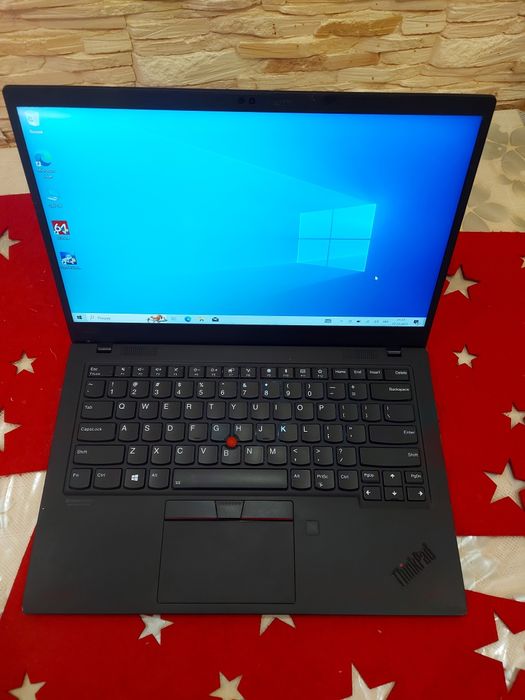 Ноутбук Lenovo X1 Carbon gen 7, i7-8565U, RAM 16GB, SSD 240Gb, Fhd ips