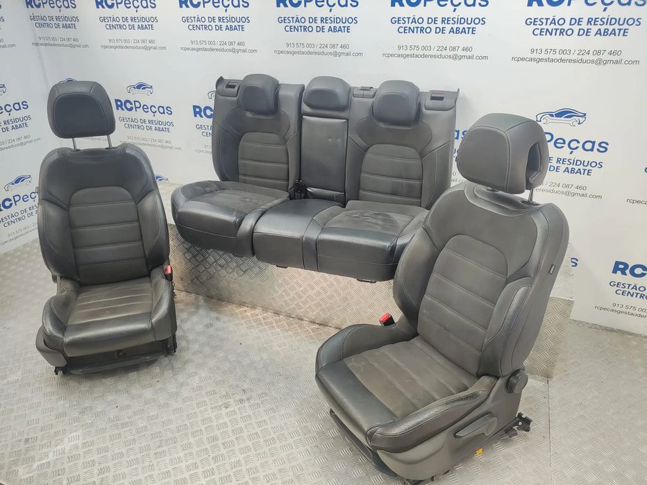 Conjunto Bancos Pele Alcantra Frente Frontais Tras Traseiros Citroen DS DS5 Sport 2011 a 2018