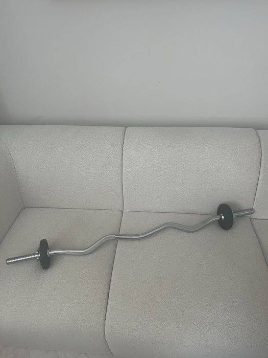Gryf lekko łamany Stalowy Sztanga 120cm 28mm Zaciski Ryflowany - Zipro