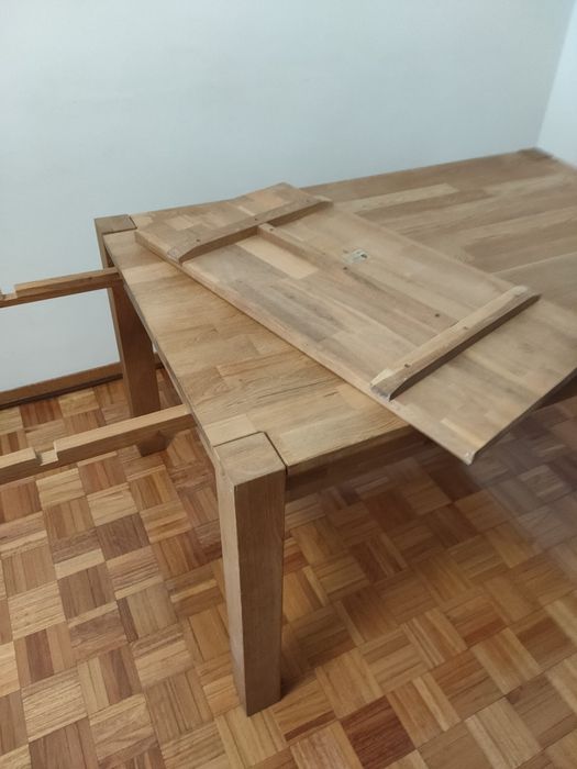 Mesa de sala 140x90, com extensão 185×90