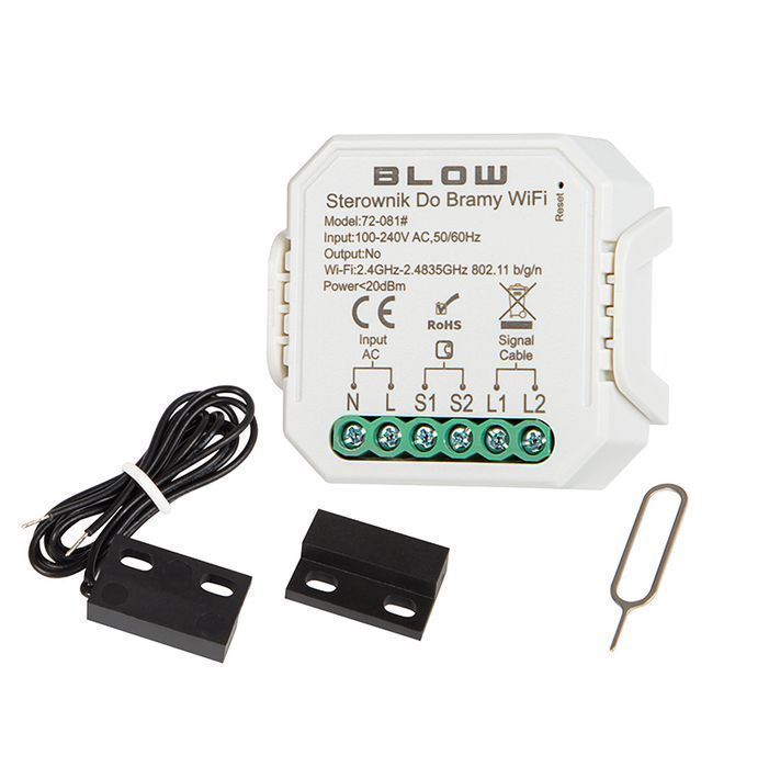 Inteligentny sterownik do bramy WiFi TUYA sterowanie głosowe 72-081#