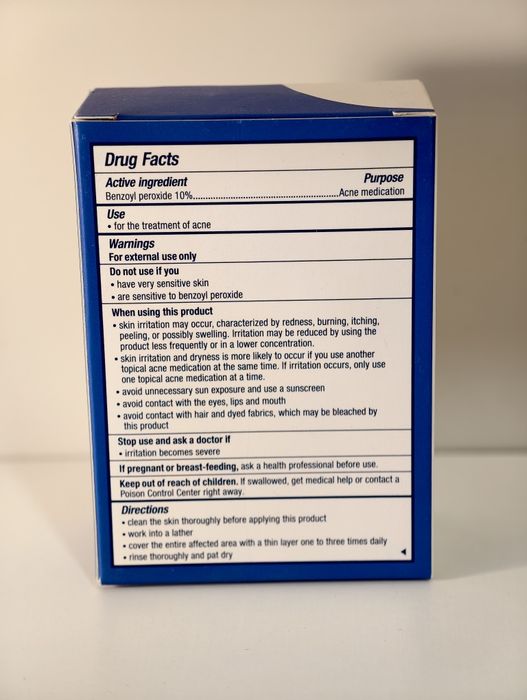 Panoxyl mydło soap acne treatment