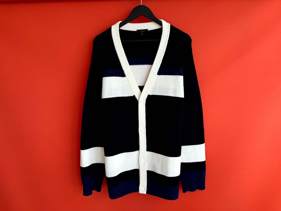 COS Оригінал чоловічий светр світер джемпер Кардиган розмір XL