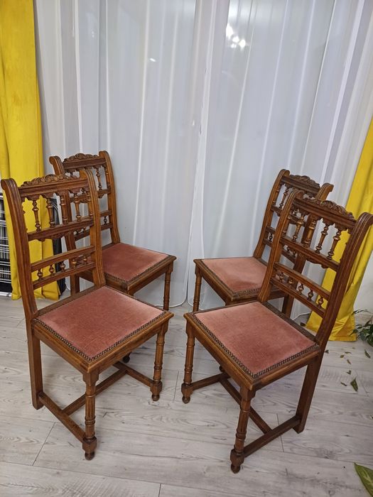 Krzesła stylowe antyk- komplet 4 sztuki