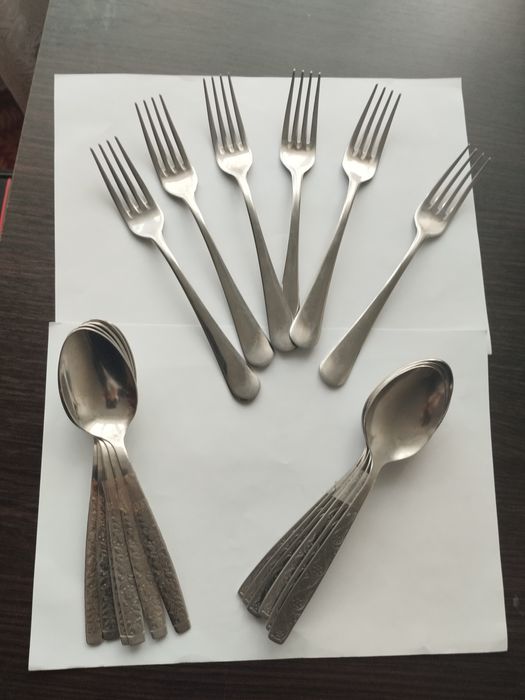 Вилки, ложки із нержавійки