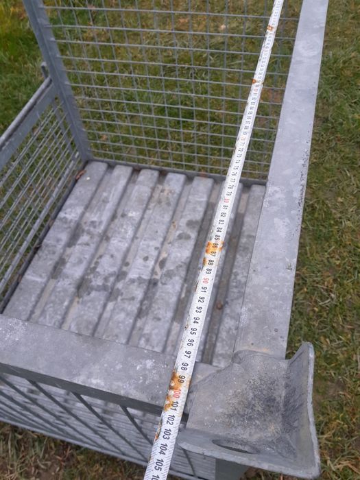 Kosz skrzynia na podnosnik, skrzyniopaleta