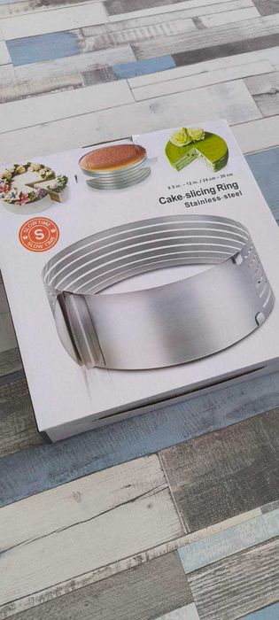 Форма-кільце A-Plus для нарізки коржів розсувна 24-30 см