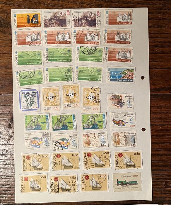 Selos postais de Portugal