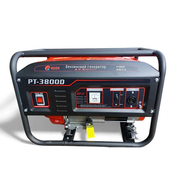 Генератор Газовий  3.5 кВт AVR EDON (ENG),3500G 100%мідь,гарантія 1 р