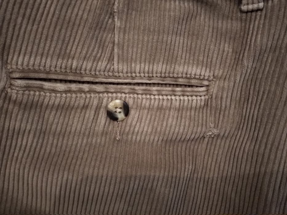 Tommy Hilfiger - spodnie sztruksowe męskie r. 33/32