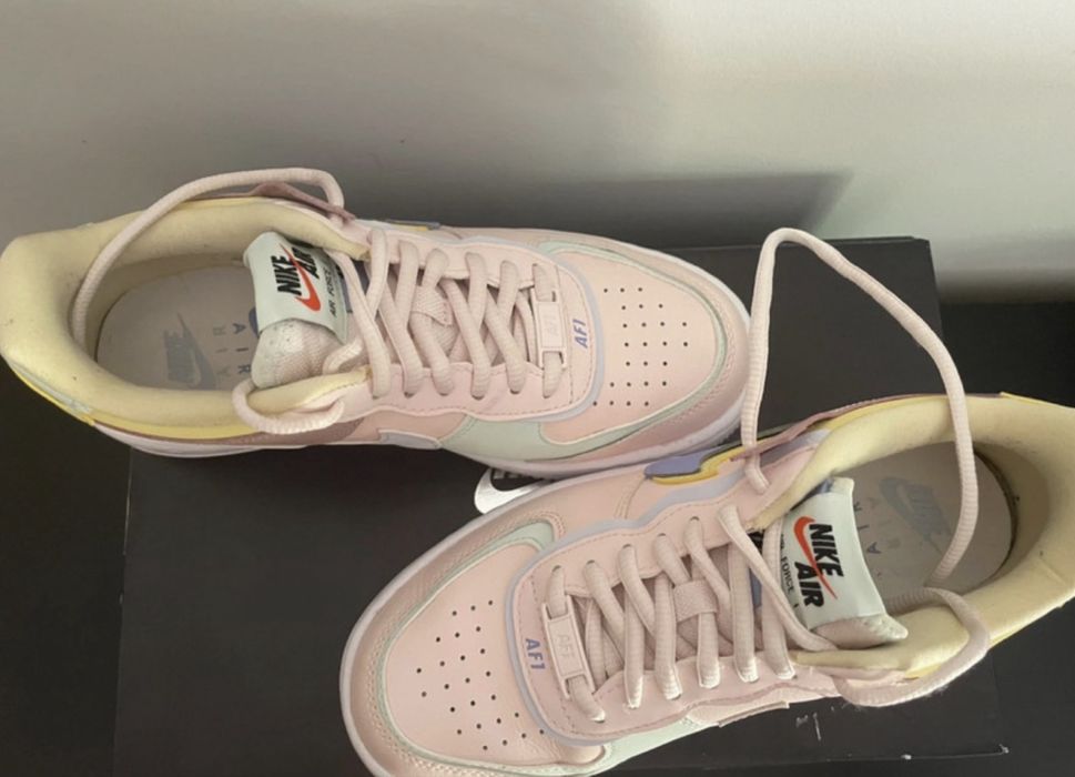 Ténis Air Force 1 Shadow Pastel tam 37,5