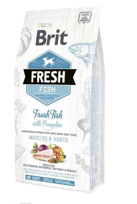 Brit Fresh Fish with Pumpkin Adult Large дорос собак велик порід 12 кг