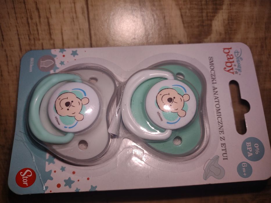 Smoczki anatomiczne z etui Kubuś Puchatek Disney