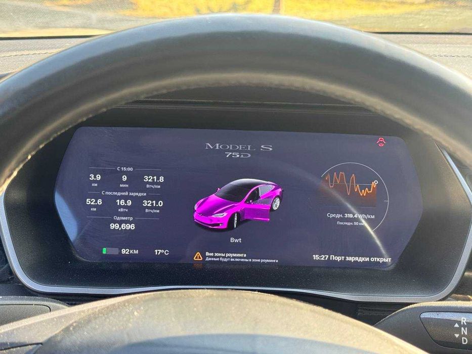Тесла модель С 2018р повнопривідна.