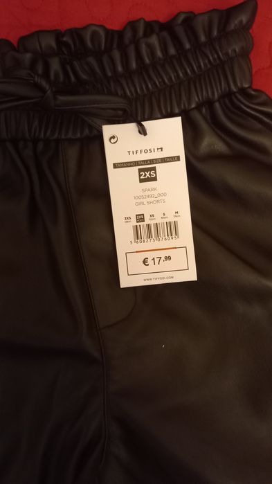 Calções pele Tiffosi
