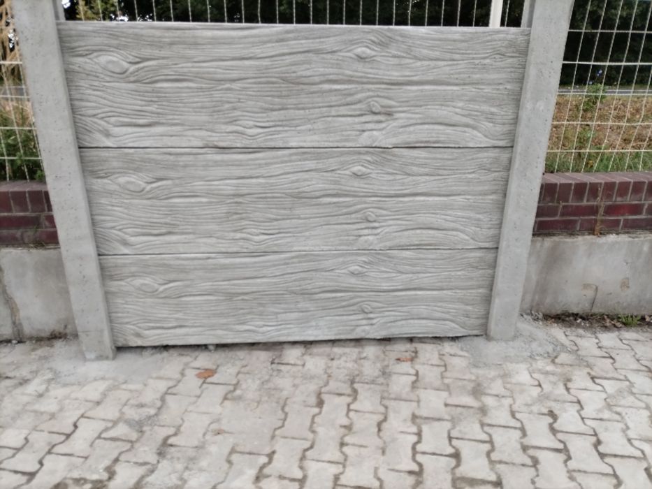 Ogrodzenie płyty płoty beton przęsła ogrodzeniowe