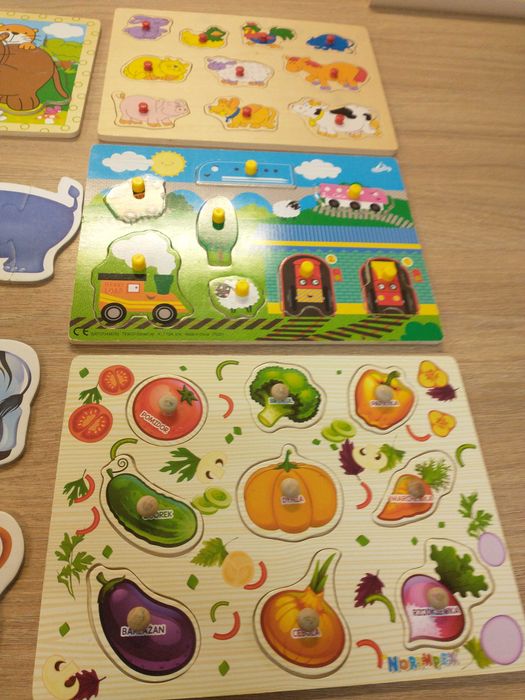 Zabawki Drewniane puzzle