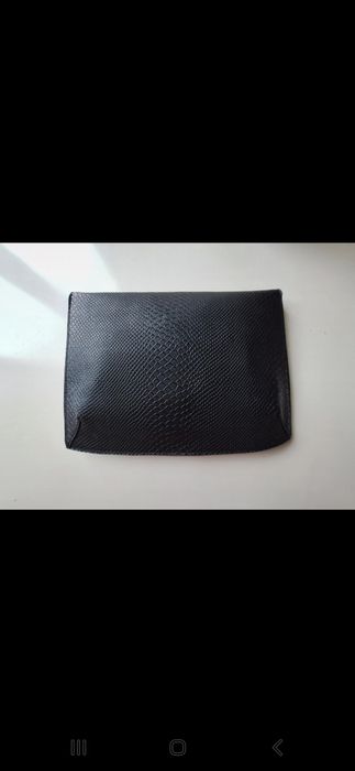 Mala nova da Parfois, efeito pele de crocodilo, cor preto