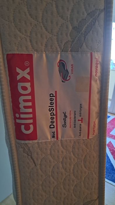 Colchão 90x190x20 com base cama estrado