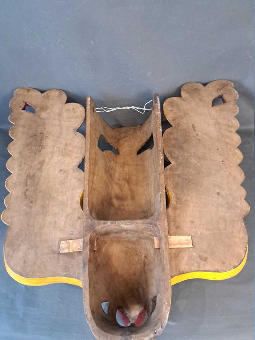 Duża maska drewniana, Raksha wys. 67 cm