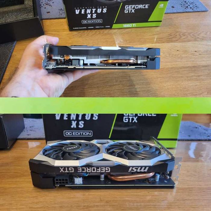 Prywatna MSI GTX 1660 Ti Ventus XS OC 6GB | BOX | OCCT 0 błędów
