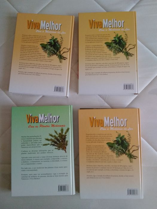 Livro Viva Melhor Com a Medicina do Lar ou Com as Plantas Medicinais