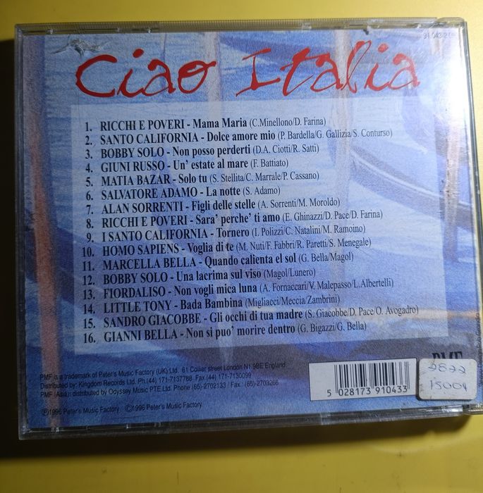 CD - Ciao Itália