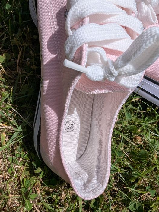 Różowe trampki 38