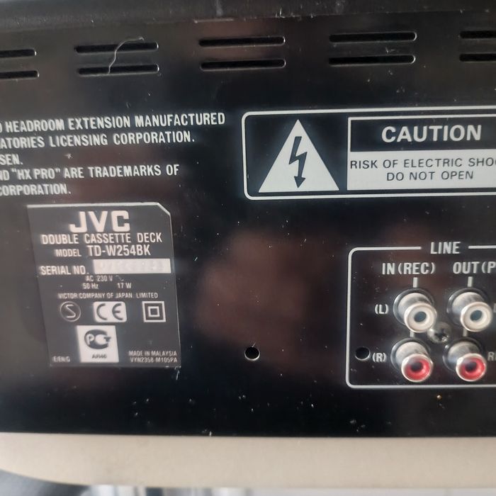 Deck JVC TD-W254