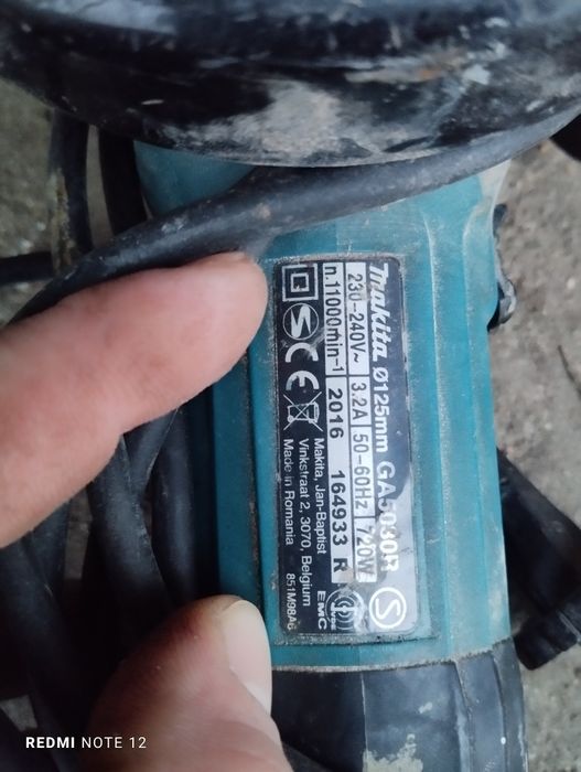 Szlifierka kątowa Makita