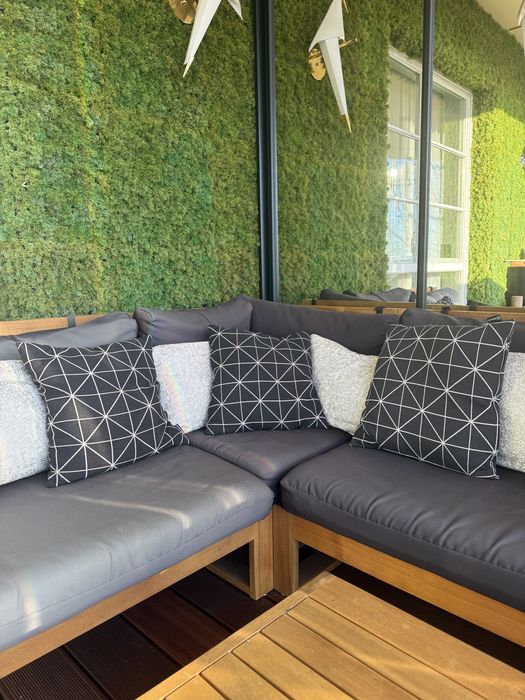 Zestaw meble ogrodowe, naroznik na taras, fotel