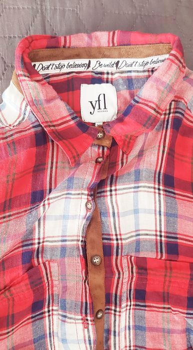 Koszula w kratę firmy Reserved r. 38