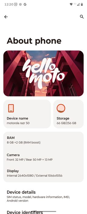 Motorola Razr 50 256gb Spritz Orange