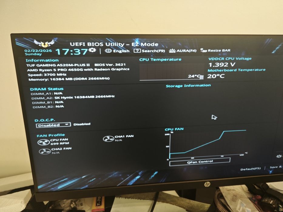 Conjunto de motherboard, processador e memória. Cooler não incluído.
A