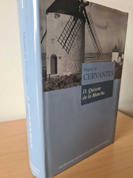 Livro "D. Quixote de la Mancha" de Miguel de Cervantes