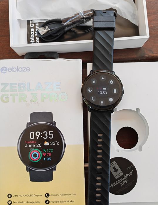 Smartwatch ZEBLAZE GTR 3 Pro - praktycznie nowy